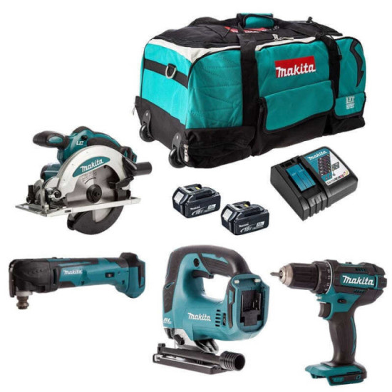 Pack 4 machines Makita DLXCBO039