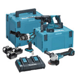 Pack Makita DLX4050TJ 4 machines 18V LXT