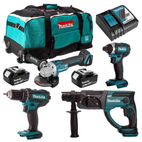 Pack 4 machines Makita DLXCBO031